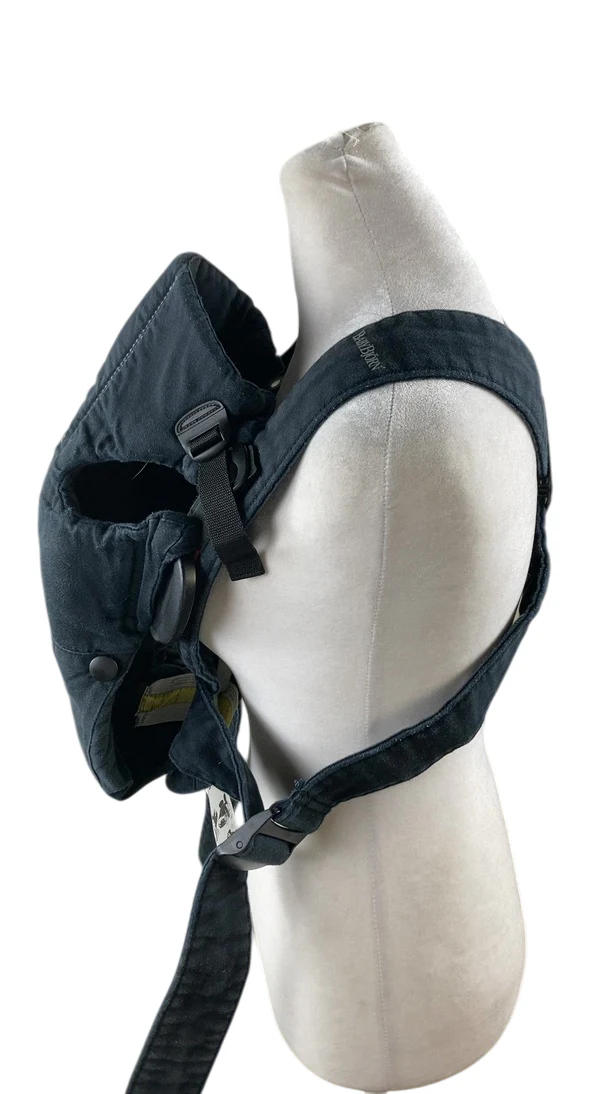BabyBjorn Baby Carrier Mini, Black Cotton - Image 4
