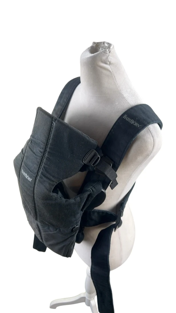 BabyBjorn Baby Carrier Mini, Black Cotton - Image 2