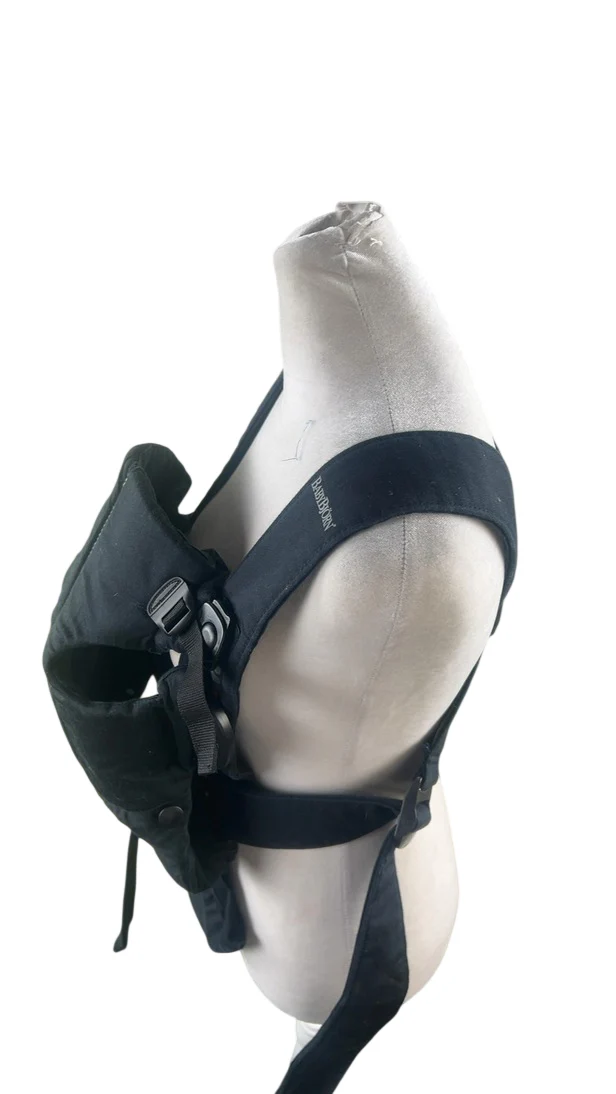 BabyBjorn Baby Carrier Mini, Black Cotton - Image 4