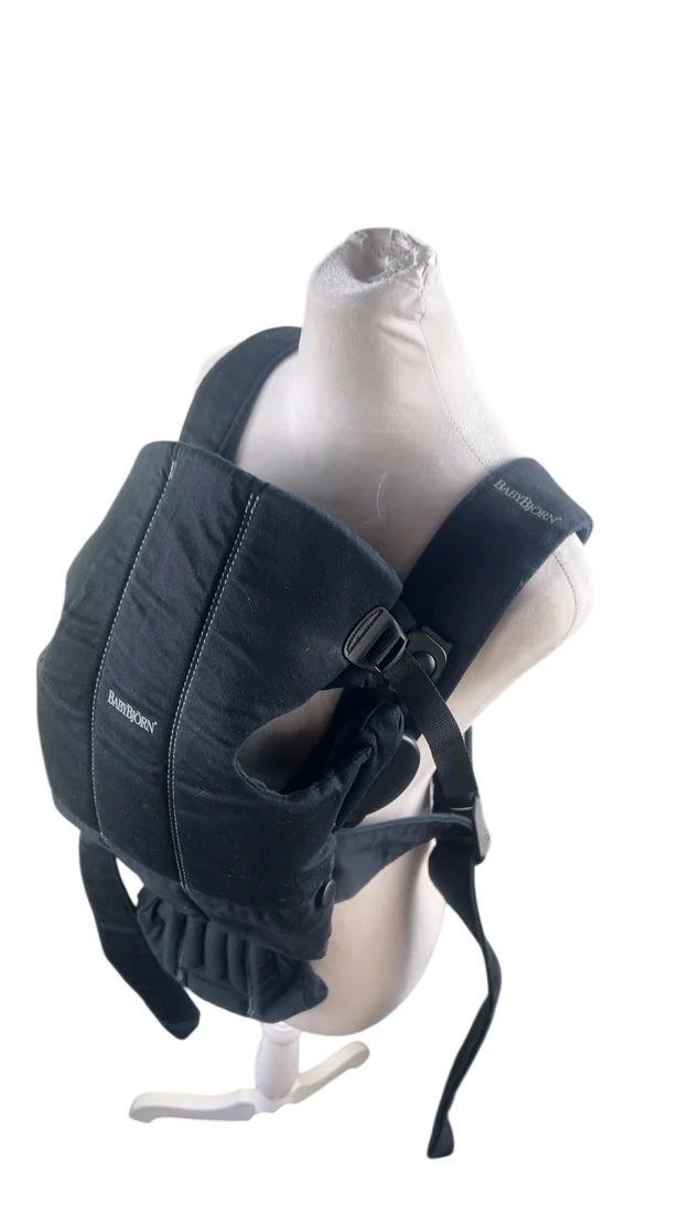 BabyBjorn Baby Carrier Mini, Black Cotton - Image 5