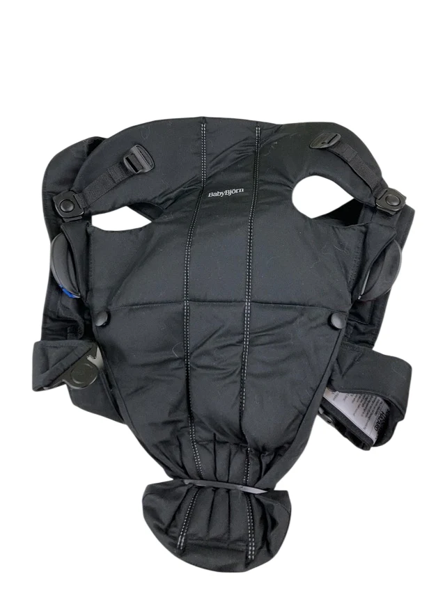 BabyBjorn Baby Carrier Mini, Black Woven - Image 2