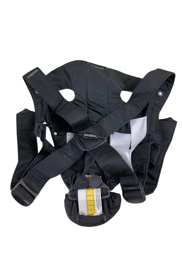BabyBjorn Baby Carrier Mini, Black Woven - Image 3