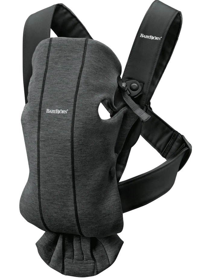 BabyBjorn Baby Carrier Mini, Charcoal Gray 3D Jersey