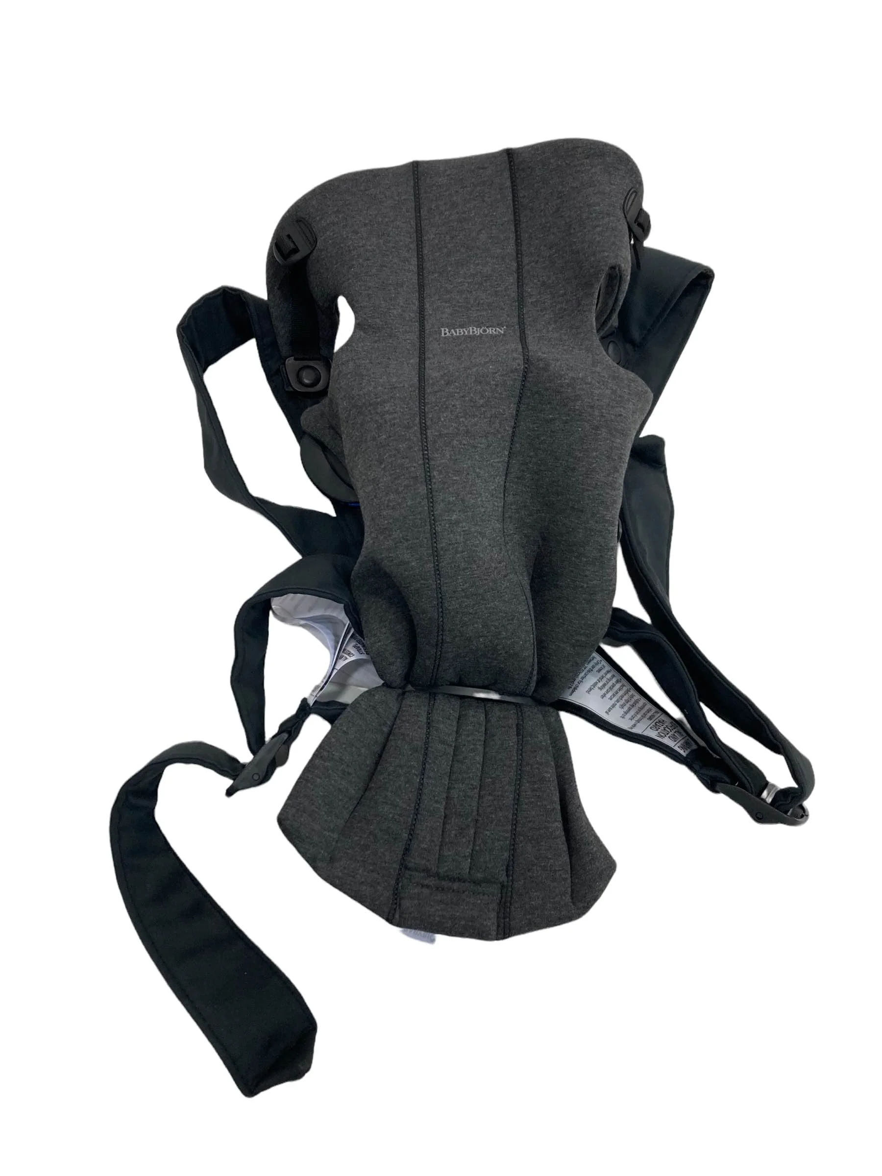 BabyBjorn Baby Carrier Mini, Charcoal Gray 3D Jersey - Image 3