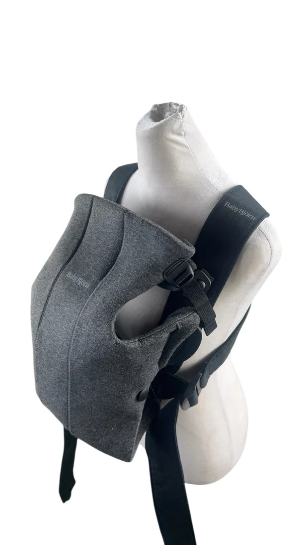BabyBjorn Baby Carrier Mini, Charcoal Gray 3D Jersey - Image 5
