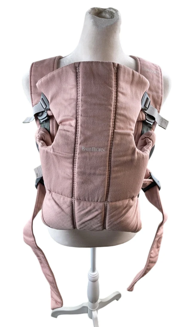 BabyBjorn Baby Carrier Mini, Dusty Pink Woven