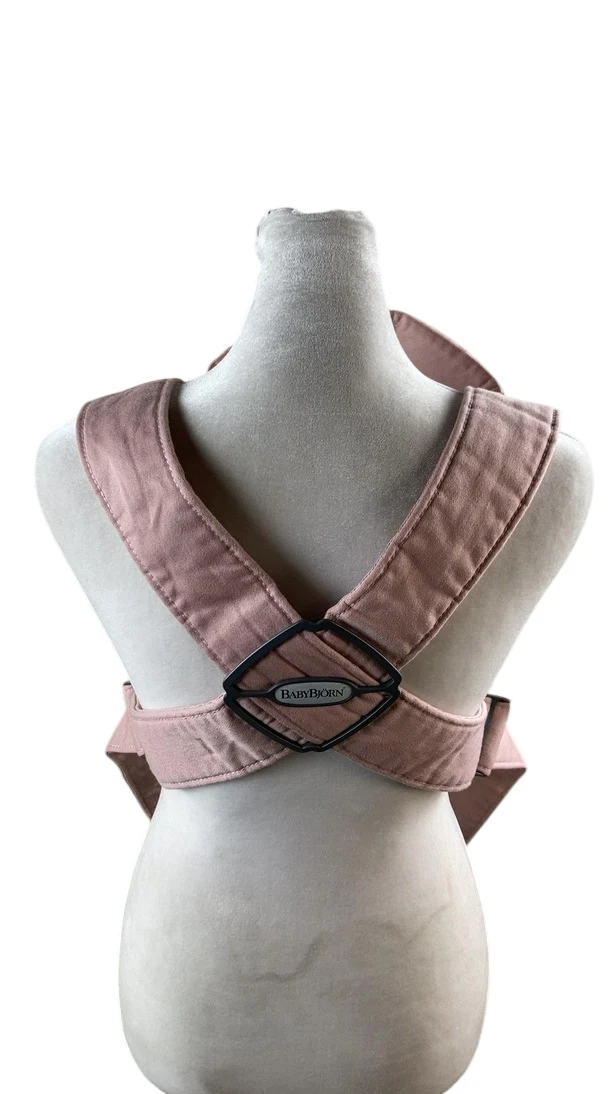 BabyBjorn Baby Carrier Mini, Dusty Pink Woven - Image 3