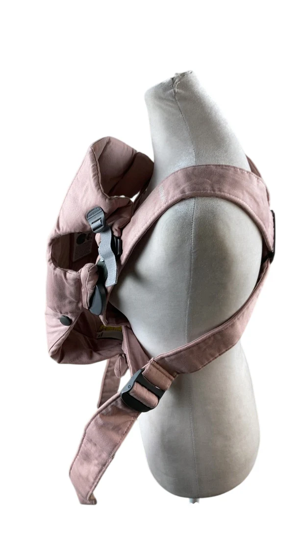 BabyBjorn Baby Carrier Mini, Dusty Pink Woven - Image 4
