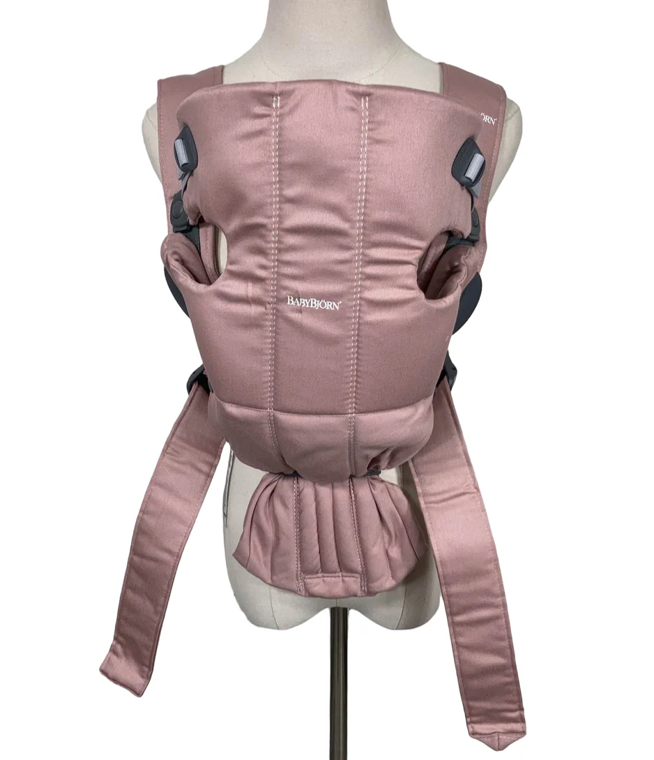 BabyBjorn Baby Carrier Mini, Dusty Pink Woven