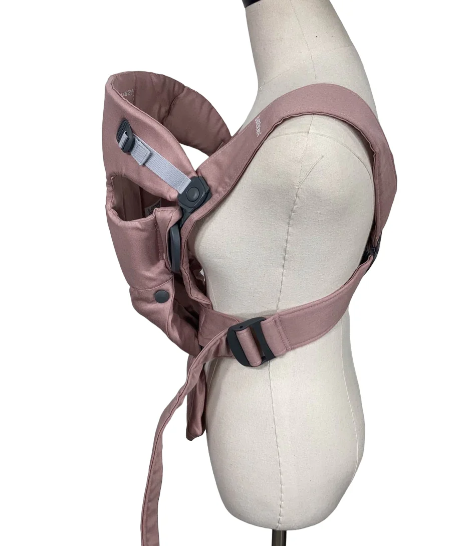 BabyBjorn Baby Carrier Mini, Dusty Pink Woven - Image 3