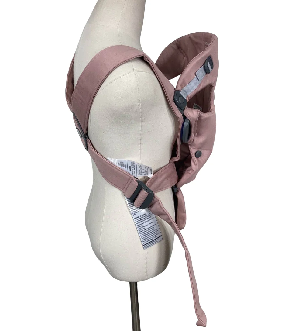 BabyBjorn Baby Carrier Mini, Dusty Pink Woven - Image 5