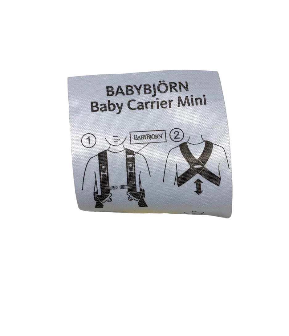 BabyBjorn Baby Carrier Mini, Light Beige 3D Jersey - Image 7