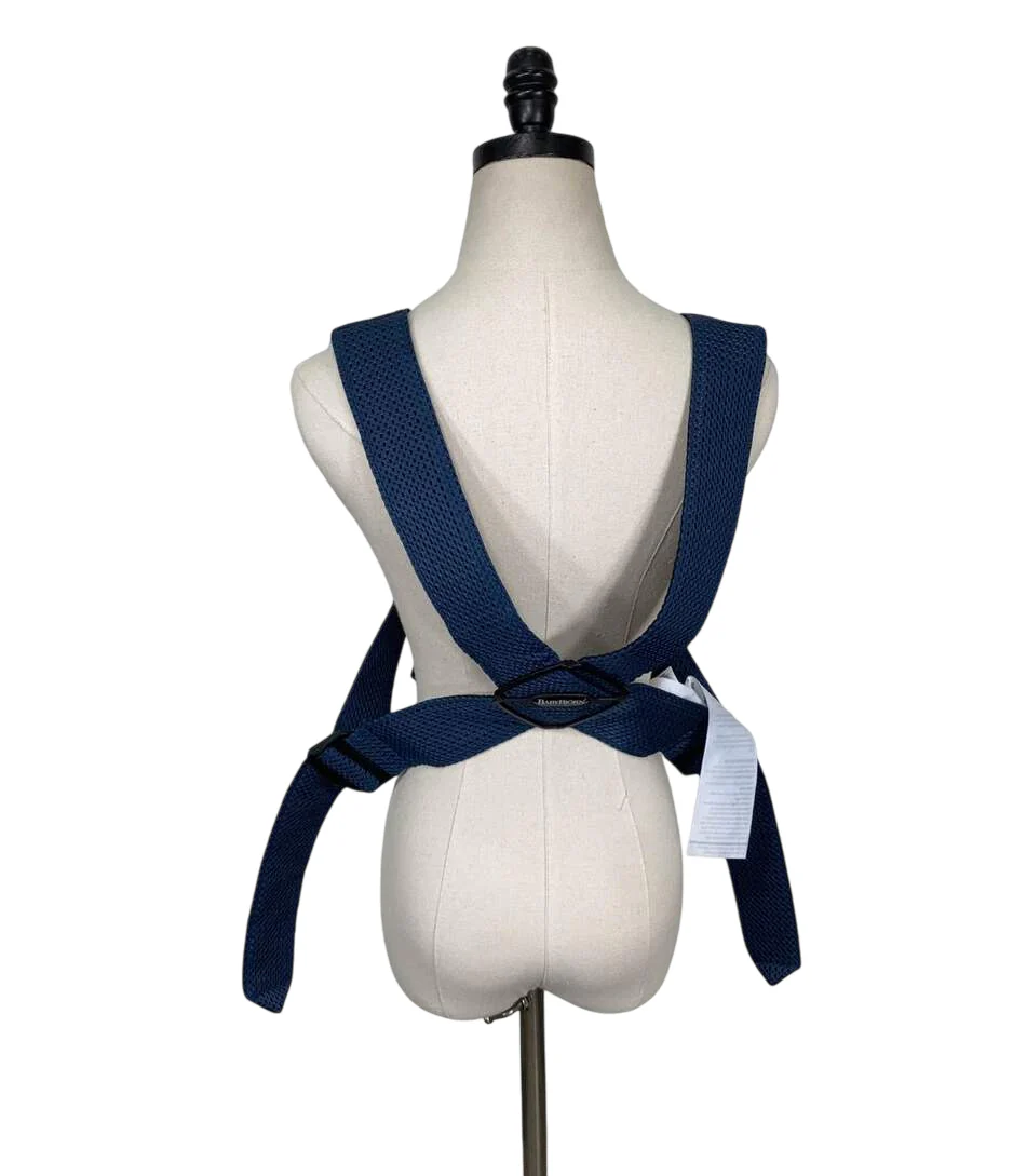 BabyBjorn Baby Carrier Mini, Navy Blue 3D Mesh - Image 4