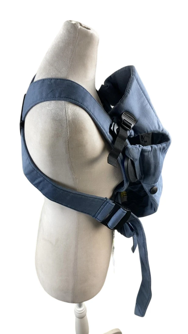 BabyBjorn Baby Carrier Mini, Vintage Indigo Woven - Image 2