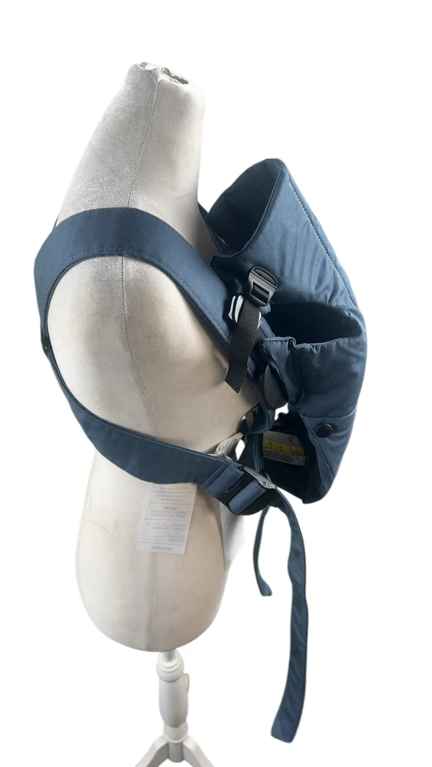 BabyBjorn Baby Carrier Mini, Vintage Indigo Woven - Image 3