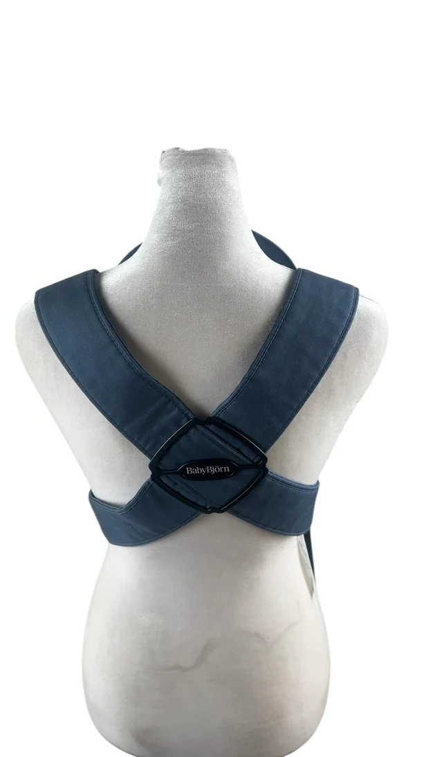 BabyBjorn Baby Carrier Mini, Vintage Indigo Woven - Image 4