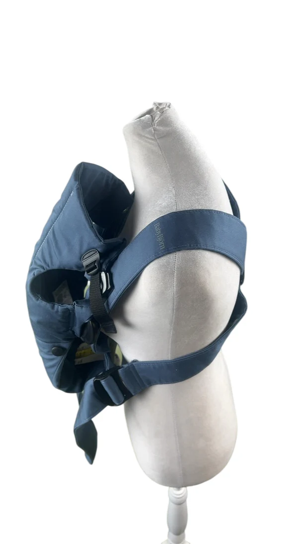 BabyBjorn Baby Carrier Mini, Vintage Indigo Woven - Image 5