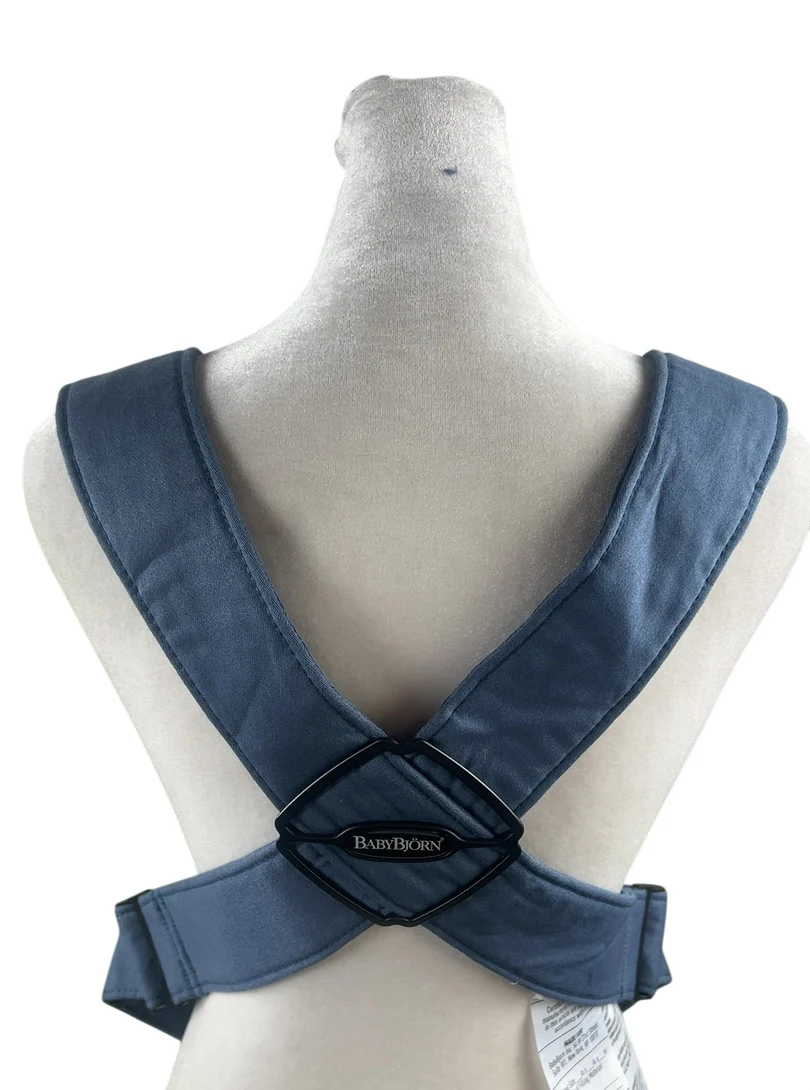 BabyBjorn Baby Carrier Mini, Vintage Indigo Woven - Image 4