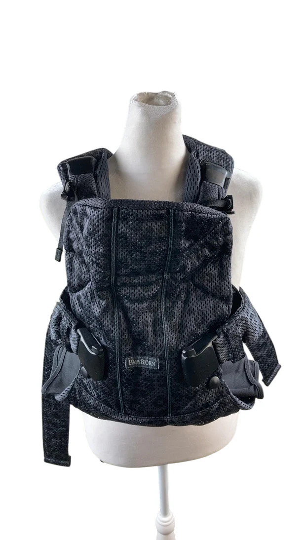 BabyBjorn Baby Carrier One Air 3D Mesh, Anthracite/Leopard
