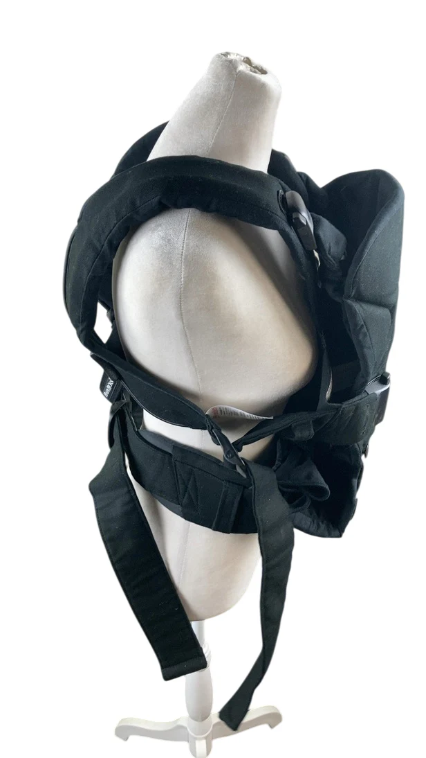 BabyBjorn Baby Carrier One, Black Cotton Mix - Image 2