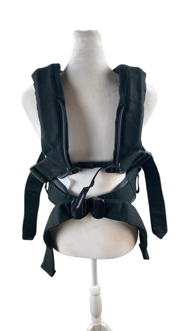 BabyBjorn Baby Carrier One, Black Cotton Mix - Image 3
