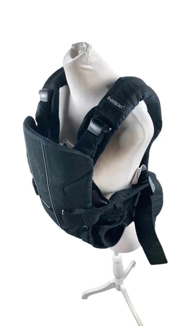 BabyBjorn Baby Carrier One, Black Cotton Mix - Image 5