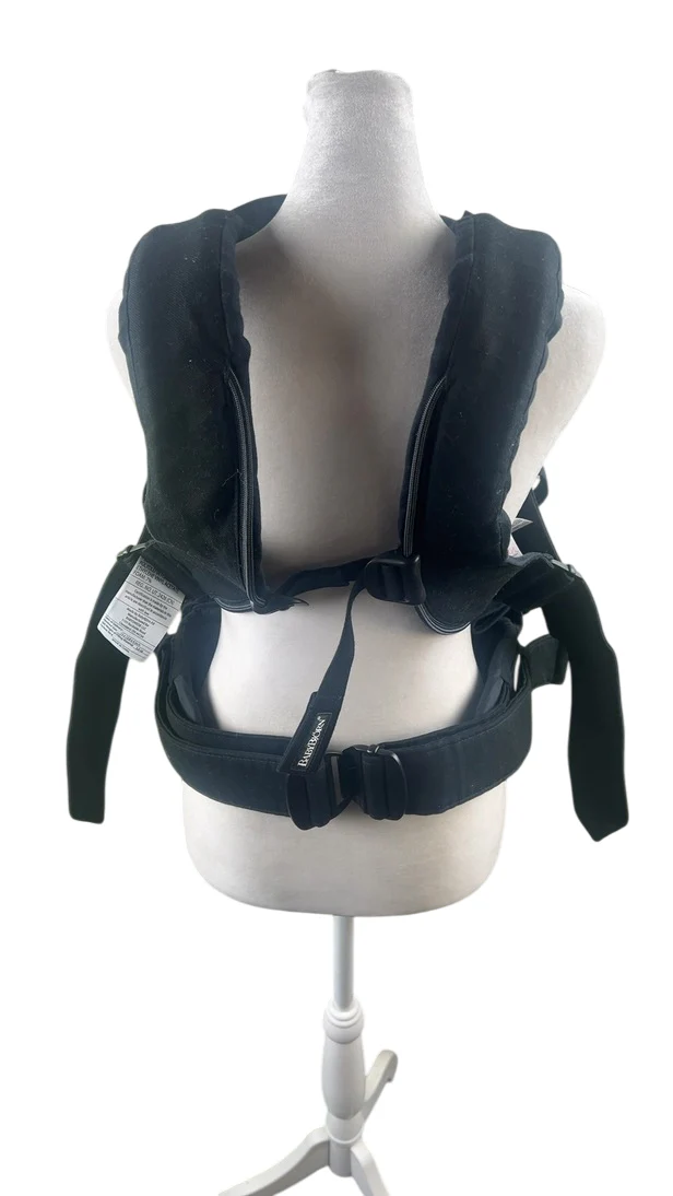 BabyBjorn Baby Carrier One, Black Cotton Mix - Image 3