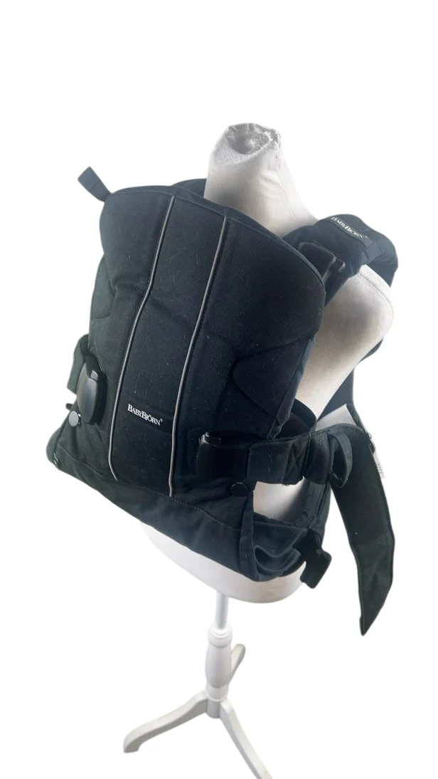 BabyBjorn Baby Carrier One, Black Cotton Mix - Image 5