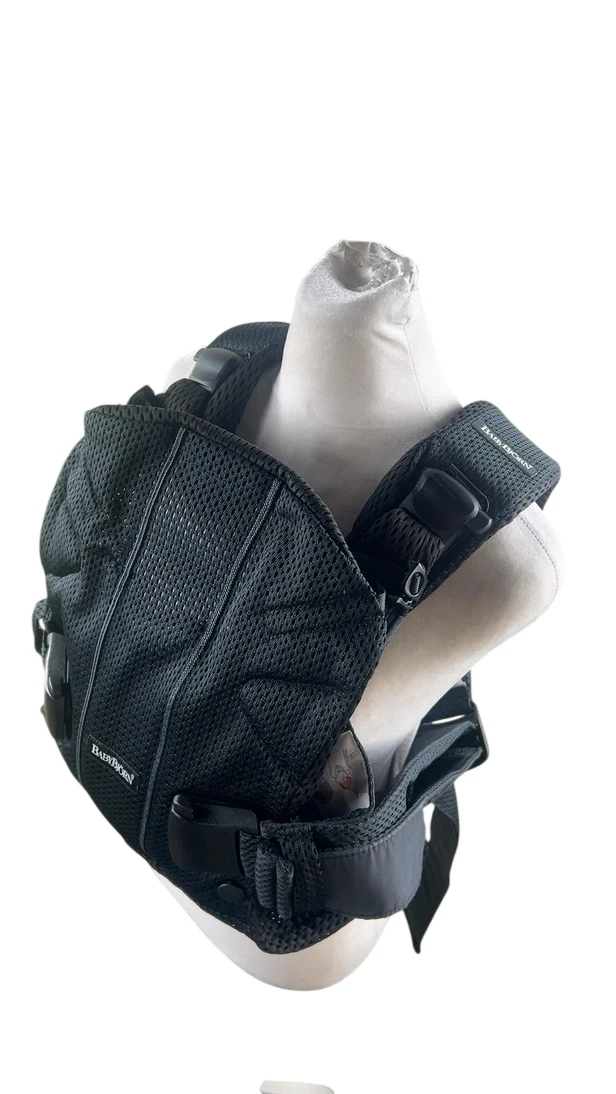 BabyBjorn Baby Carrier One, Black Mesh