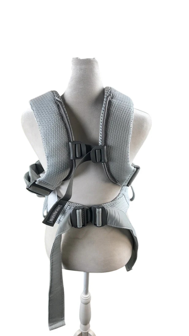 BabyBjorn Baby Carrier One, Silver Mesh - Image 4