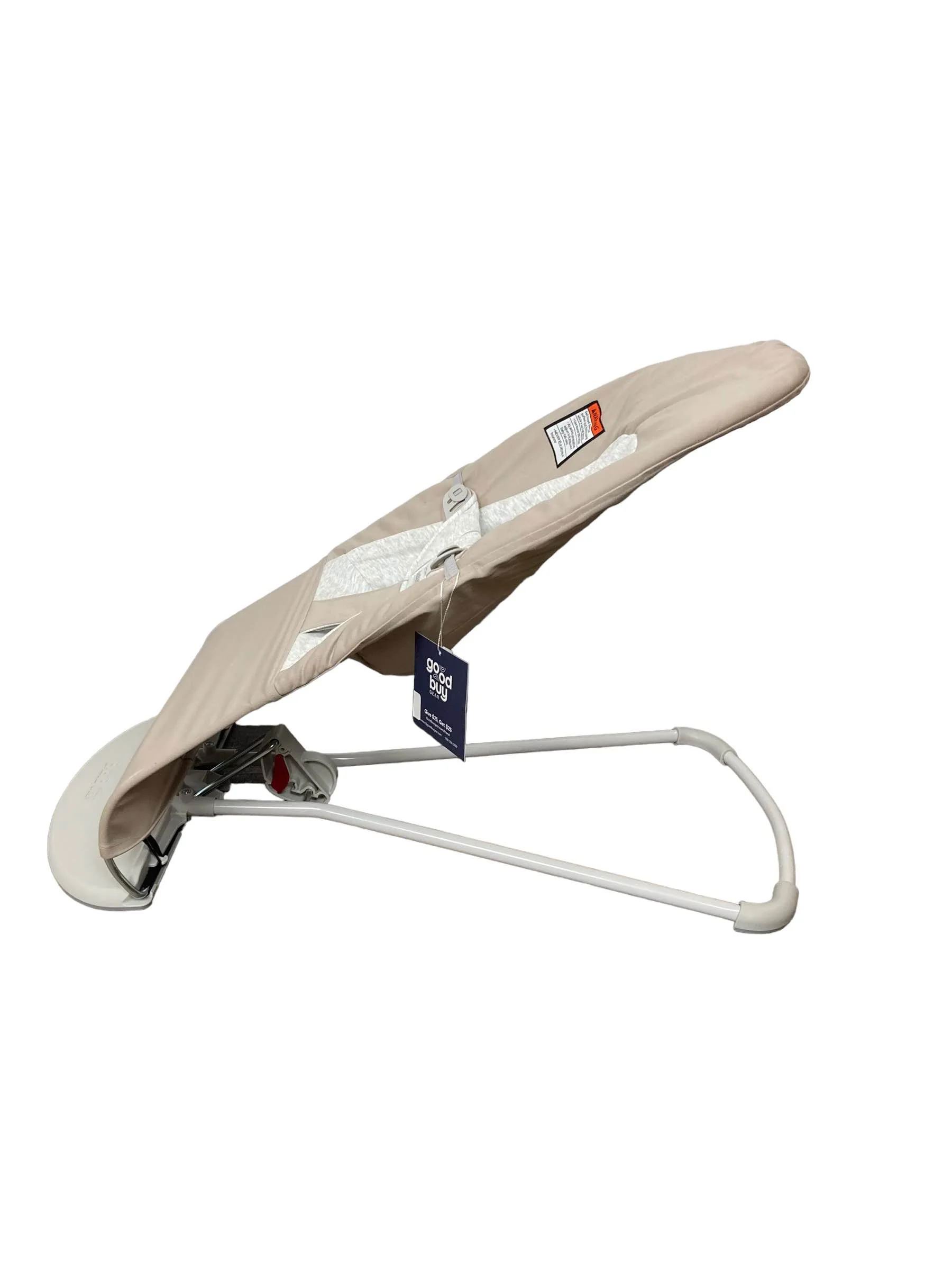 BabyBjorn Bouncer Balance, Beige/Grey, Light Gray Frame - Image 2