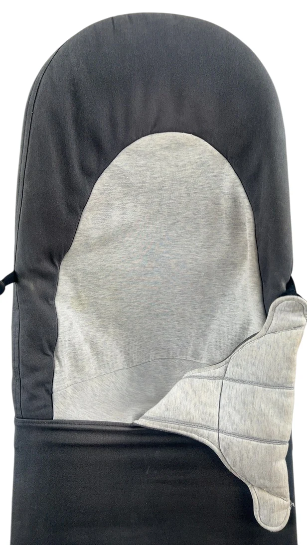 BabyBjorn Bouncer Balance Bundle With Toy Bar, Black Frame, Dark Gray/Gray, Pastel Googly Eyes - Image 6