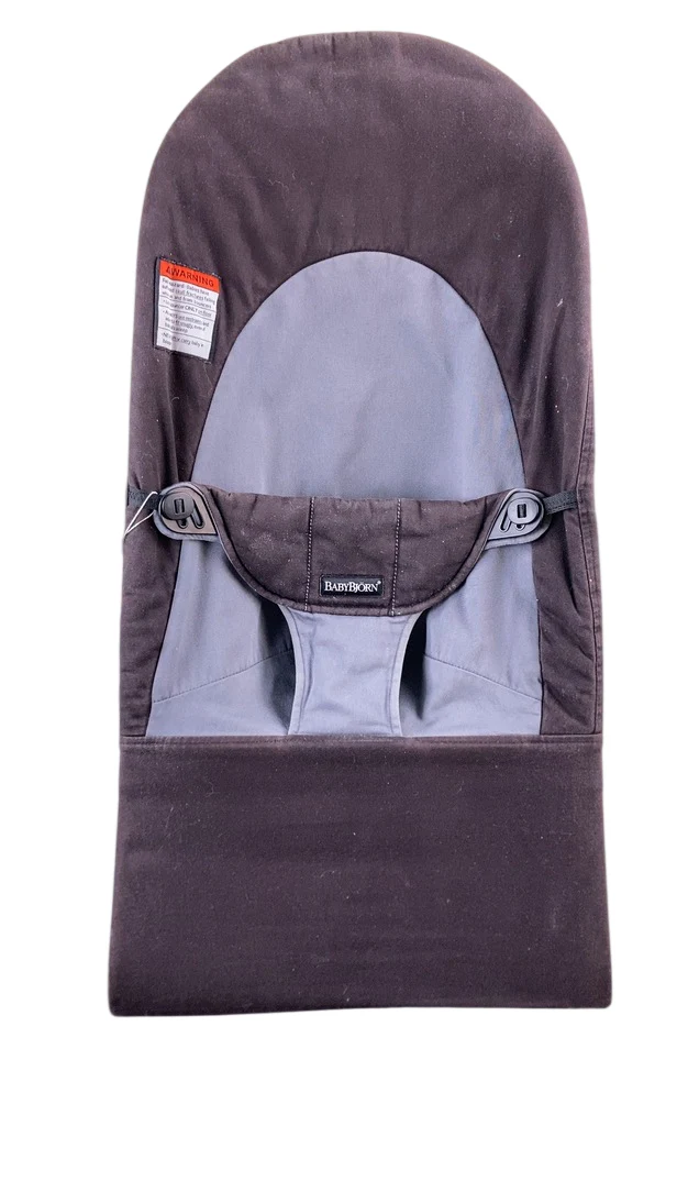BabyBjorn Bouncer Balance Soft, Black Frame, Black/Dark Gray - Image 2
