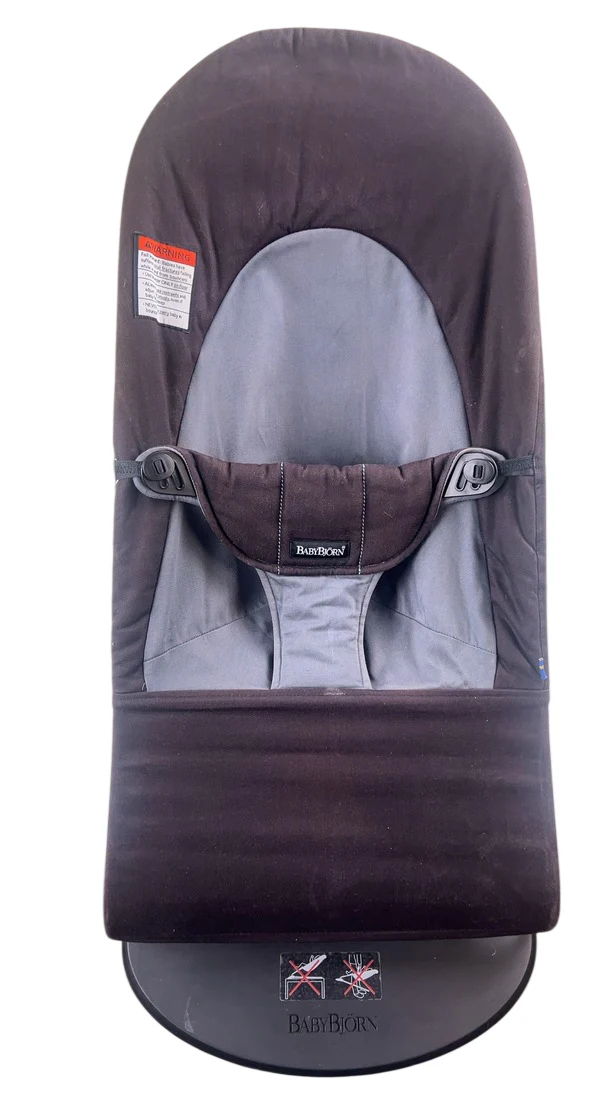 BabyBjorn Bouncer Balance Soft, Black Frame, Black/Dark Gray - Image 2