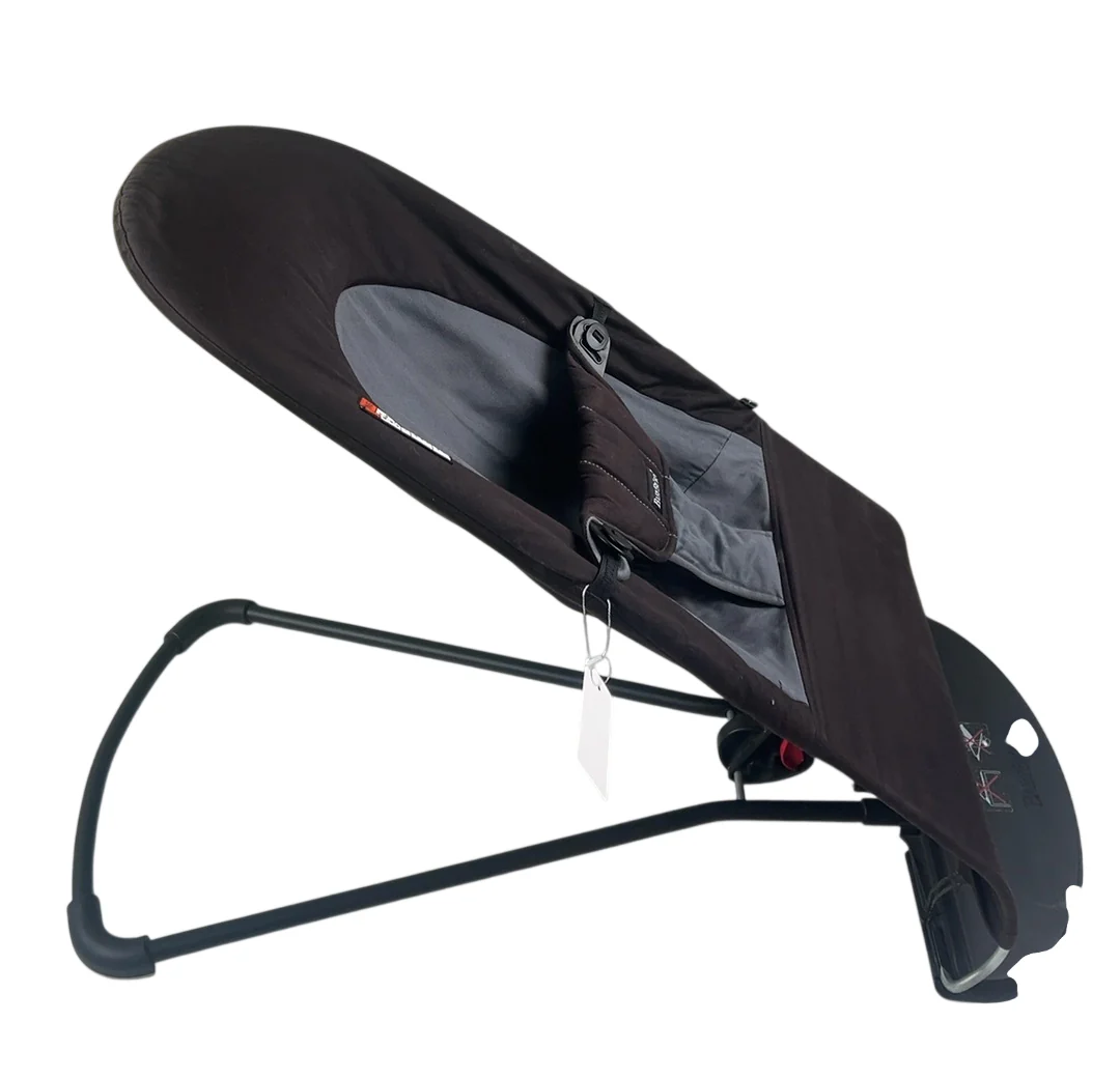 BabyBjorn Bouncer Balance Soft, Black Frame, Black/Dark Gray - Image 3