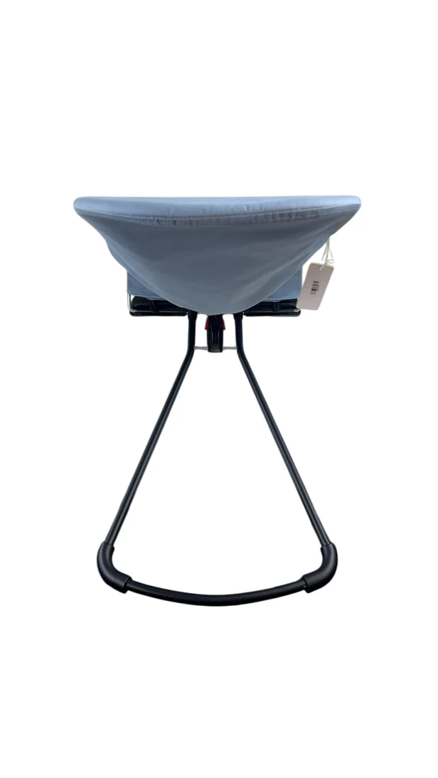 BabyBjorn Bouncer Balance Soft, Black Frame, Blue/Gray - Image 3