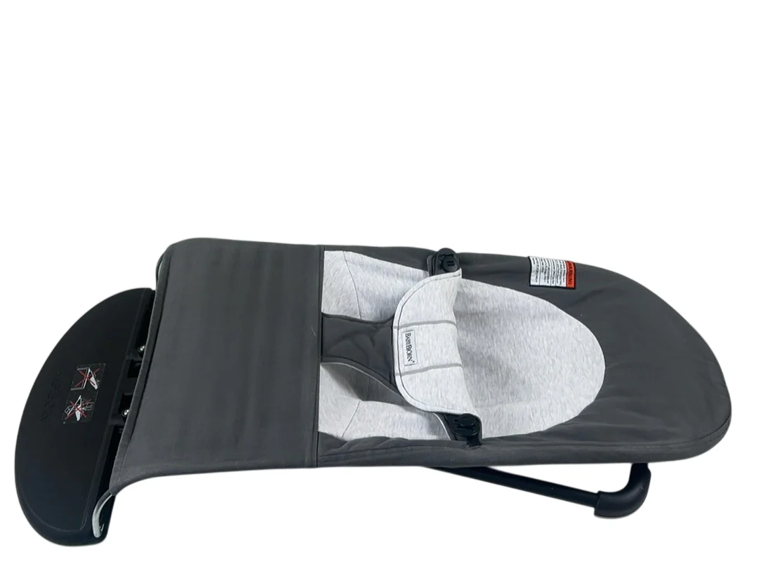 BabyBjorn Bouncer Balance Soft, Black Frame, Dark Gray/Gray - Image 6