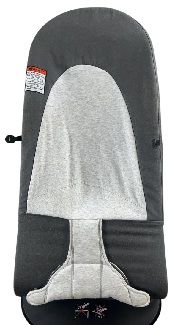 BabyBjorn Bouncer Balance Soft, Black Frame, Dark Gray/Gray - Image 6
