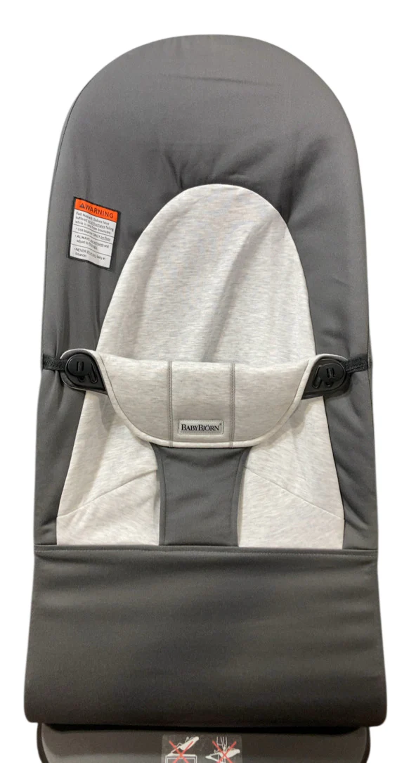 BabyBjorn Bouncer Balance Soft, Black Frame, Dark Gray/Gray - Image 5