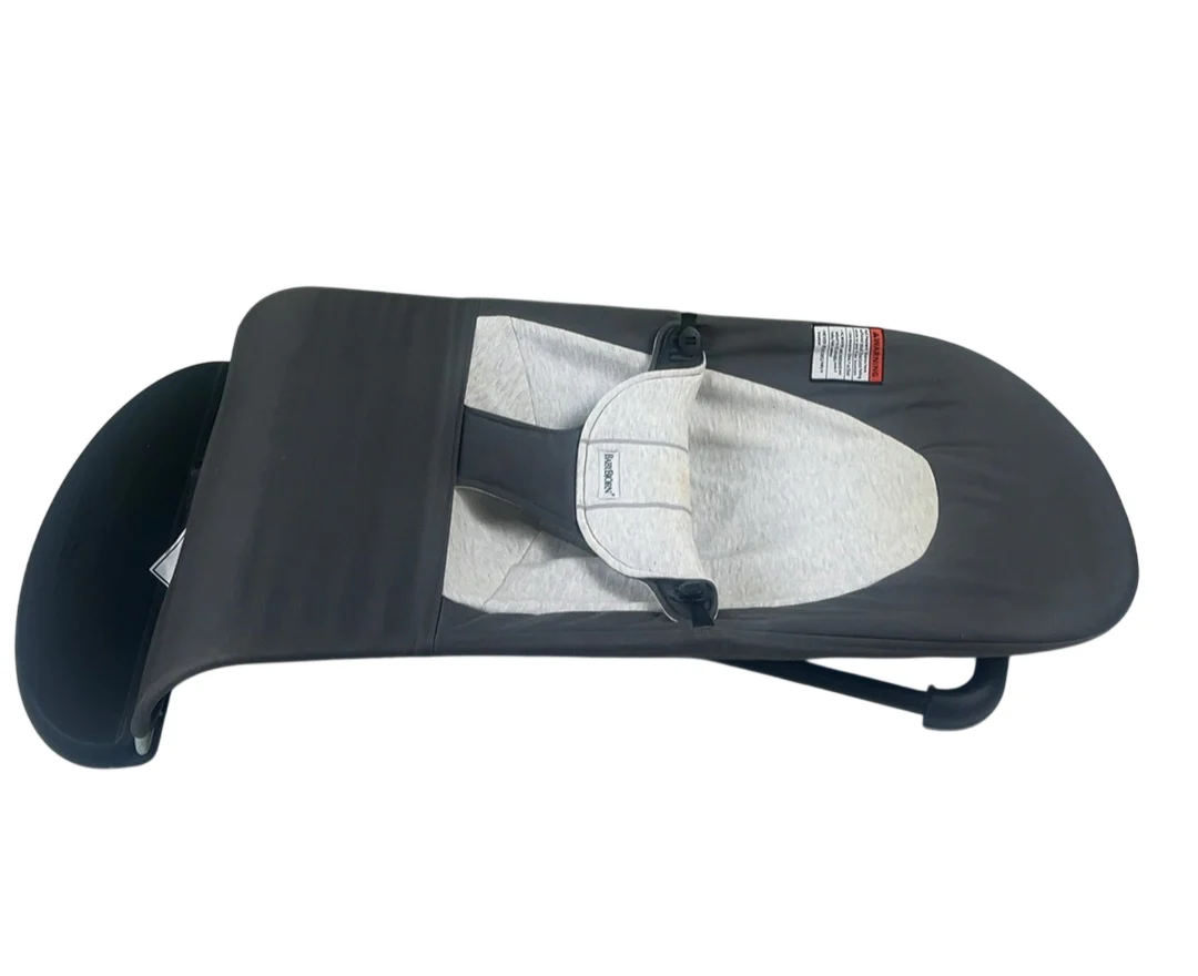 BabyBjorn Bouncer Balance Soft, Black Frame, Dark Gray/Gray - Image 7