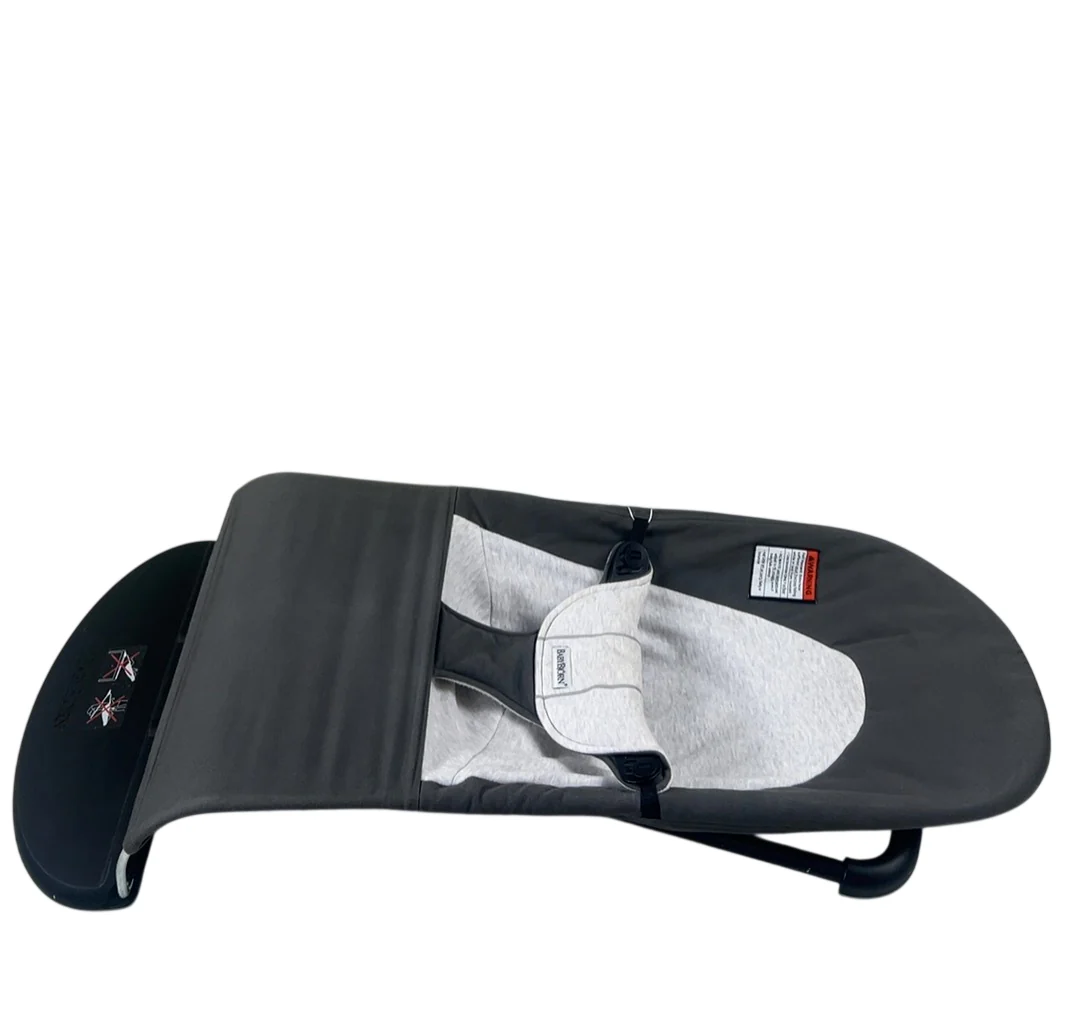 BabyBjorn Bouncer Balance Soft, Black Frame, Dark Gray/Gray - Image 6