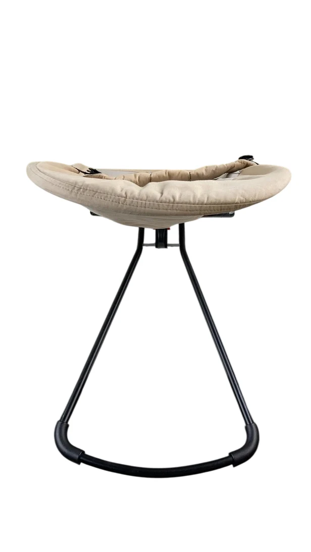 BabyBjorn Bouncer Balance Soft, Black Frame, Khaki/Beige - Image 4