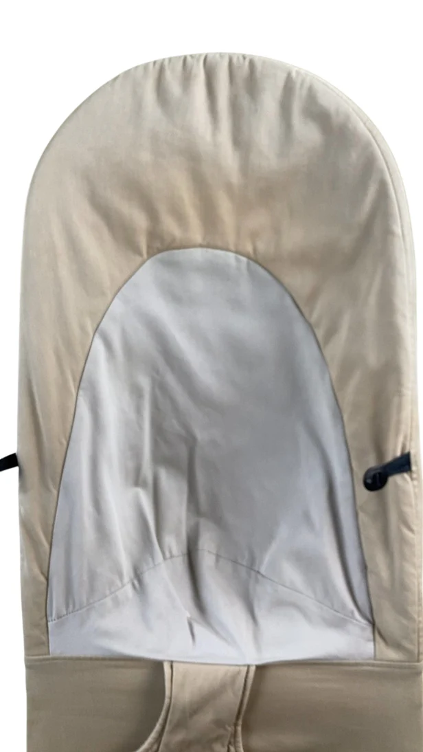 BabyBjorn Bouncer Balance Soft, Black Frame, Khaki/Beige - Image 5