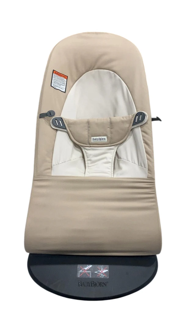 BabyBjorn Bouncer Balance Soft, Dark Gray Frame, Khaki/Beige