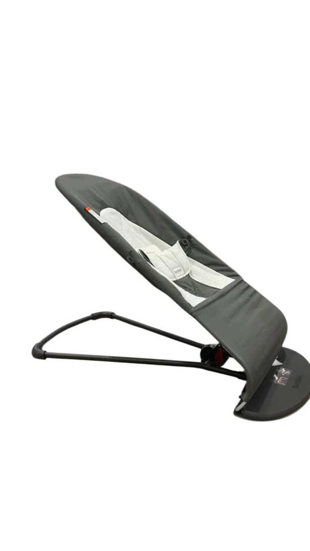 BabyBjorn Bouncer Balance Soft, Dark Gray/Gray, Light Gray Frame - Image 2