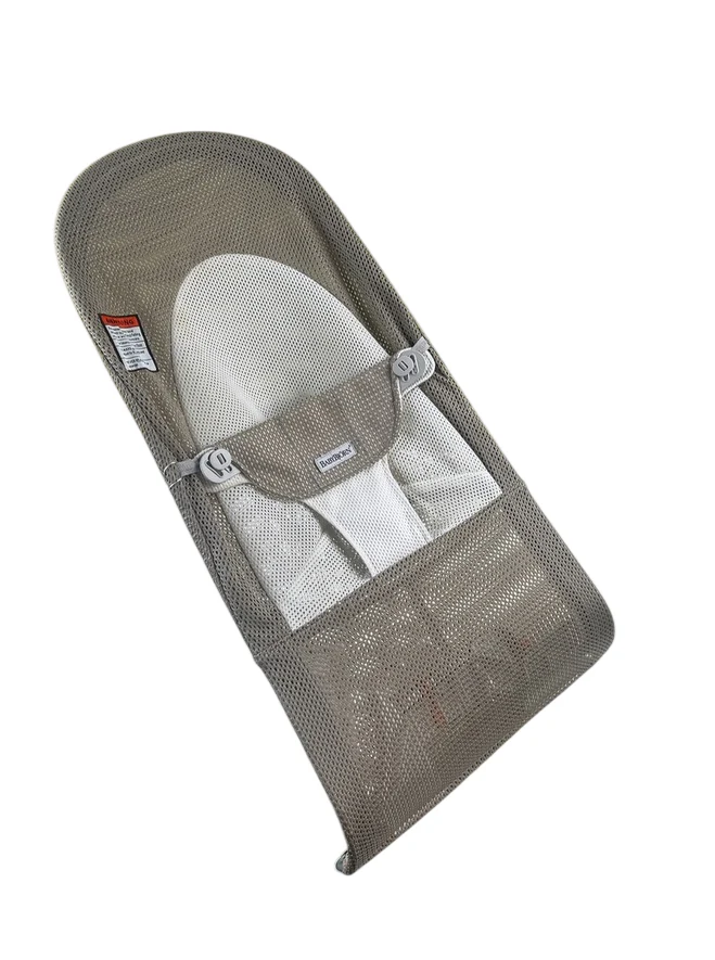 BabyBjorn Bouncer Balance Soft, Gray Beige Mesh, Light Gray Frame