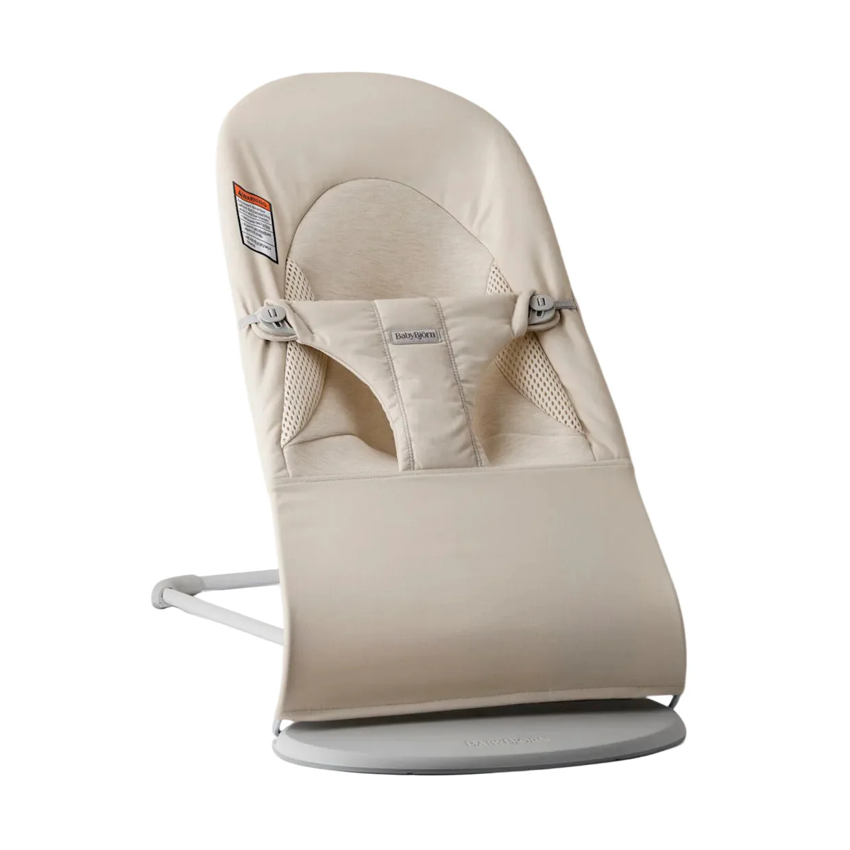 BabyBjorn Bouncer Balance Soft, Light Beige TriFabric, Light Gray Frame