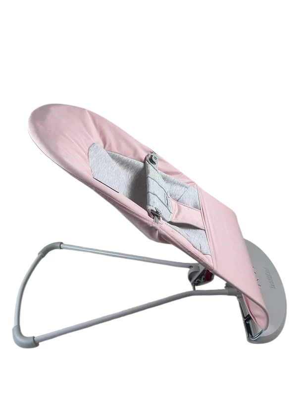 BabyBjorn Bouncer Balance Soft, Light Gray Frame, Light Pink/Gray - Image 3