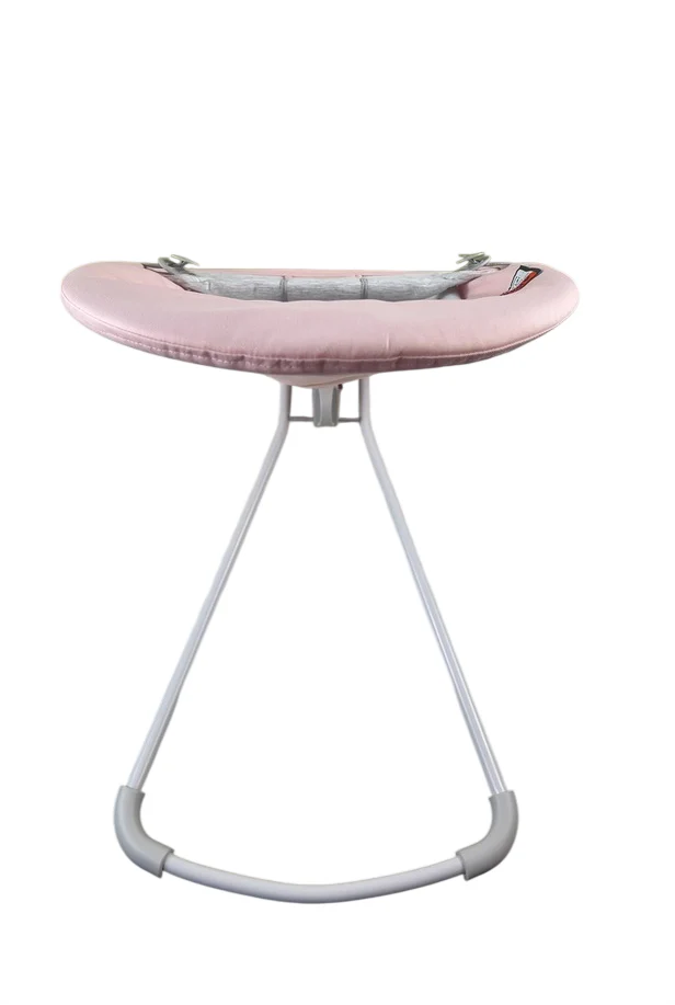BabyBjorn Bouncer Balance Soft, Light Gray Frame, Light Pink/Gray - Image 4