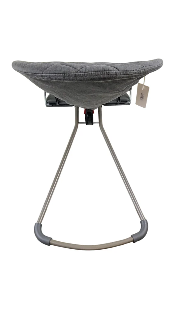 BabyBjorn Bouncer Bliss, Anthracite Cotton Classic Quilt, Dark Gray Frame - Image 3